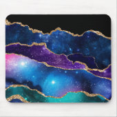 Faux marmering Agate Stone Galaxy Sparkly Shining Muismat (Voorkant)