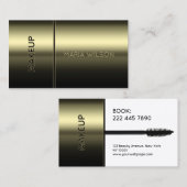 Faux mascara brush makeup Business Card Visitekaartje (Voorkant / Achterkant)