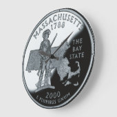Faux Massachusetts State Quarter Clock Grote Klok (Hoek)