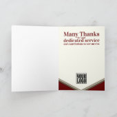 Faux-medaille voor universele werknemers kaart (Binnen)