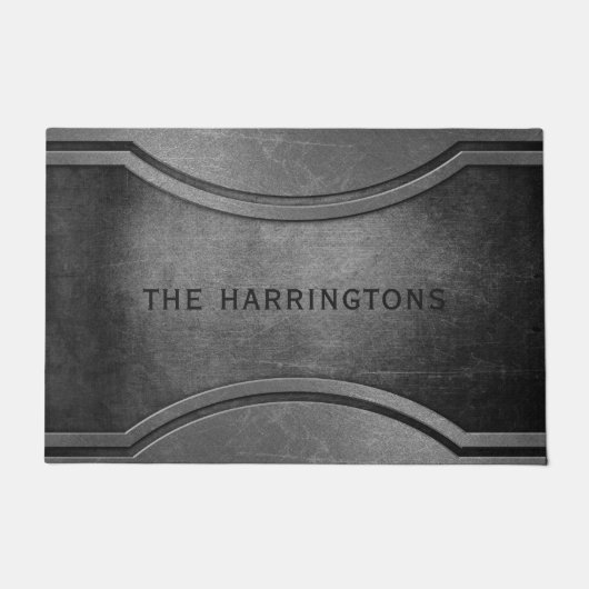 Faux Metal aangepaste naam door matten (Voorkant)