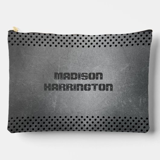 Faux Metal Aangepaste naam Etui (Voorkant)