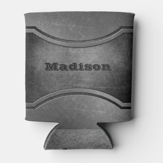 Faux Metal aangepaste naam koelbox Blikjeskoeler (Voorkant)