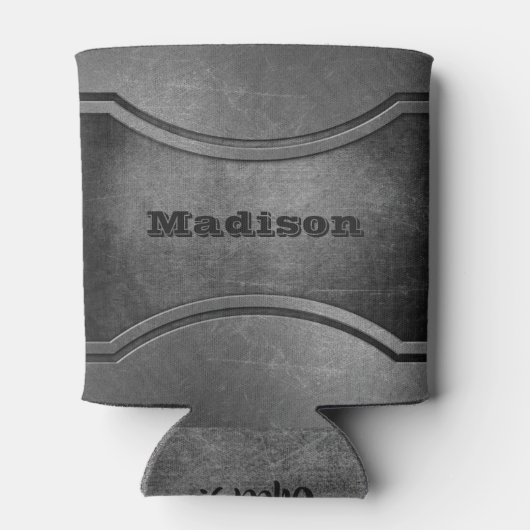 Faux Metal aangepaste naam koelbox Blikjeskoeler (Achterkant)