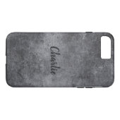 Faux Metal aangepaste telefoongesprekken Case-Mate iPhone Case (Achterkant (Horizontaal))