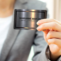 Faux Metal Aluminium Zilver geborsteld Print | Met