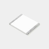 Faux Metal Diamond Plating Achtergrond Afbeelding Post-it® Notes (Schuin)