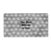 Faux Metal - geborsteld staal Etiket (Voorkant)