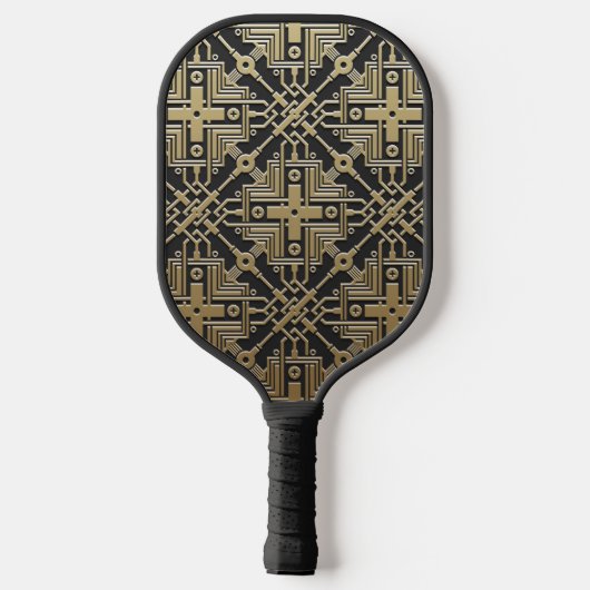 Faux Metal Pickleball Paddle (Achterkant)