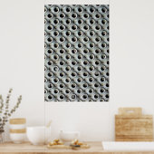 FAUX METAL POSTER (Keuken)