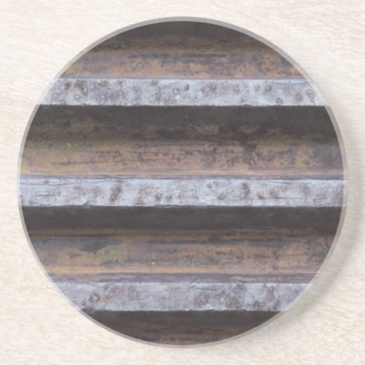 Faux metale uitrusting zandsteen onderzetter (Voorkant)