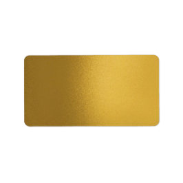 Faux Metalic Gold-etiket Etiket