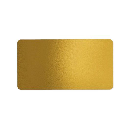 Faux Metalic Gold-etiket Etiket (Voorkant)