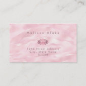 faux metallic effect visitekaartje (Achterkant)