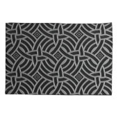 Faux metallisch patroonloodje kussensloop (Achterkant)