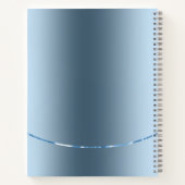 Faux metallisch Roestvrij Notitieboek (Achterkant)