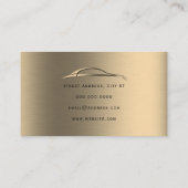 Faux-metallische auto's visitekaartje (Achterkant)