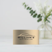 Faux-metallische auto's visitekaartje (Staand voorkant)