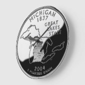 Faux Michigan State Quarter Clock Grote Klok (Hoek)