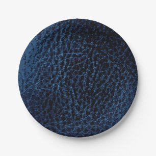 Faux Midnight blauw borden- Papieren Bordje