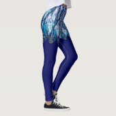 Faux Mini Feathers Rok Grappige Leggings (Rechts)