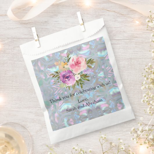 Faux Moeder van de Parel Favoriet Tassen Bedankzakje (Geknipt)