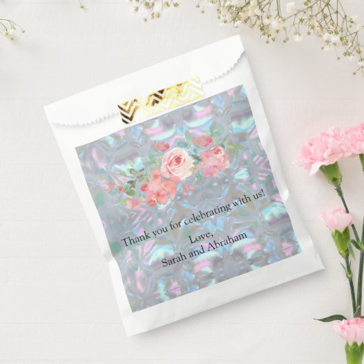 Faux Moeder van de Parel Favoriet Tassen Bedankzakje (Gezegeld)