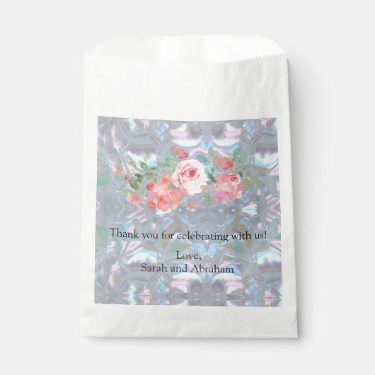 Faux Moeder van de Parel Favoriet Tassen Bedankzakje (Voorkant)