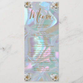 Faux Moeder van de Parel Wedding Menu