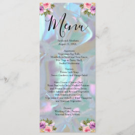 Faux Moeder van de Parel Wedding Menu