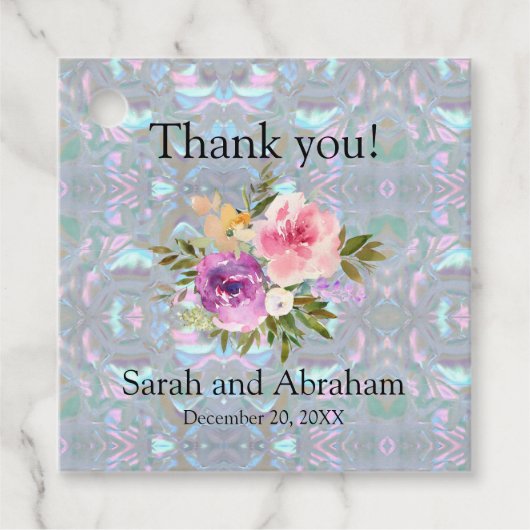 Faux moeder van Pearl Bedankjes Labels (Voorkant)