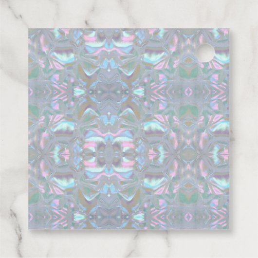 Faux moeder van Pearl Bedankjes Labels (Achterkant)