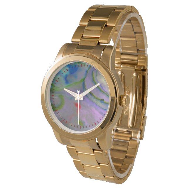 Faux Moeder van Pearl eWatch Horloge (Gekanteld)