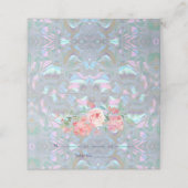 Faux Moeder van Pearl Place Card Guest Kaart Plaatskaartje (Buitenkant ongevouwen)