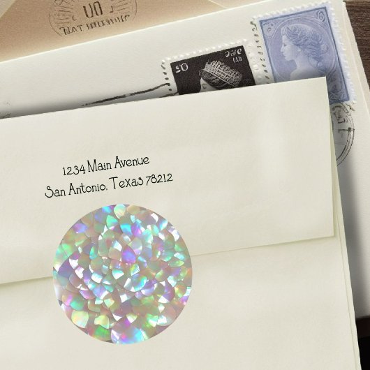 Faux moeder van Pearl Ronde Sticker