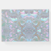 Faux Moeder van Pearl Wedding Guestbook Gastenboek (Achterkant)