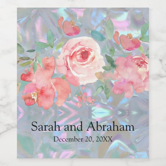 Faux moeder van Pearl Wijn Etiket (Enkel label)