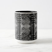 Faux Mok van leder van leder van textiel (Center)