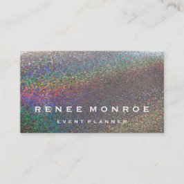 Faux Multi Glitter Fun Modern Visitekaartje