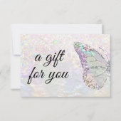 faux nacre butterfly gift (Voorkant)