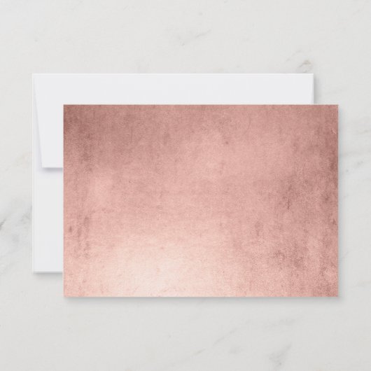 Faux nam Gouden Folie RSVP toe (Achterkant)