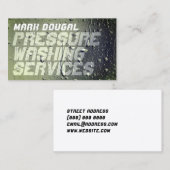 Faux nat oppervlak visitekaartje (Voorkant / Achterkant)