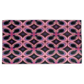 Faux Neon Pink Flower Power Kussensloop (Voorkant-Rechts)