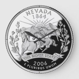 Faux Nevada State Quarter Clock Grote Klok