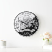 Faux Nevada State Quarter Clock Grote Klok (Huis)