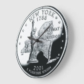 Faux New York State Quarter Clock Grote Klok (Hoek)