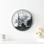 Faux New York State Quarter Clock Grote Klok (Huis)