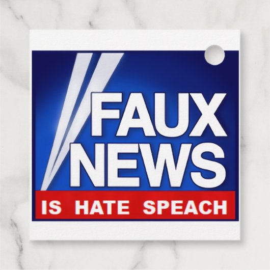 Faux News Bedankjes Labels (Achterkant)