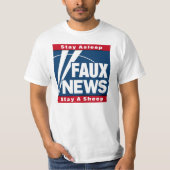 Faux News - Blijf slapen Blijf op een schaap van T T-shirt (Voorkant)