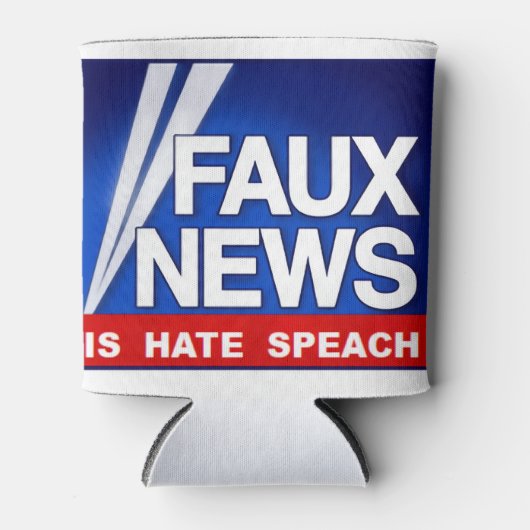Faux News Blikjeskoeler (Voorkant)